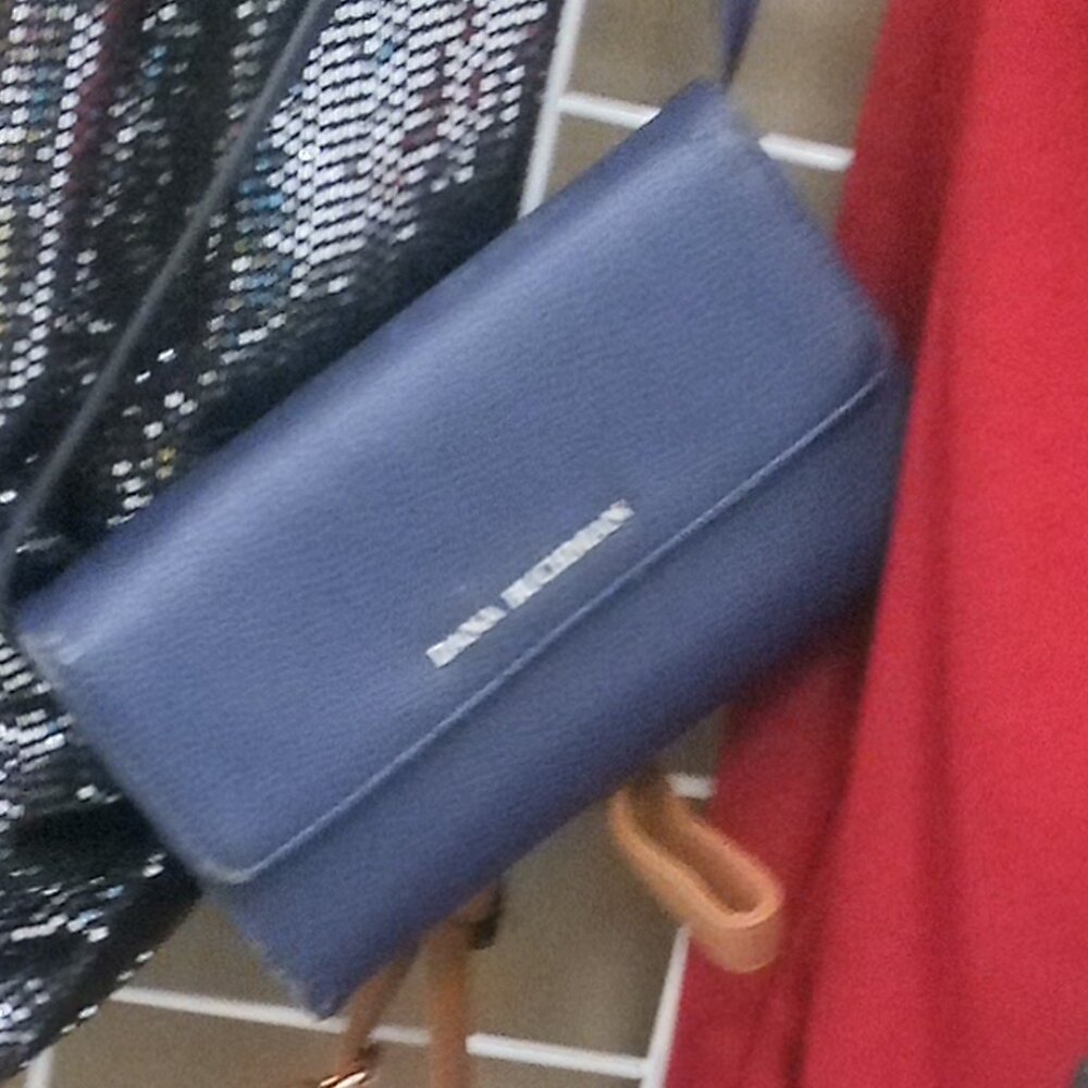 Blue purse